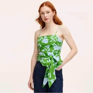 Kate Spade New‎ York x Target  Women's Classic Rose Ruched Linen Top-XS- NWOT